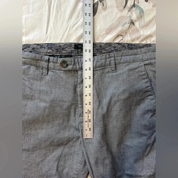 Ted Baker London woman’s trouser cropped pants size 36R color Blue gray - Picture 7 of 11